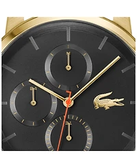Lacoste Men's Replay Gold Tone Stainless Steel Bracelet Watch, 44mm