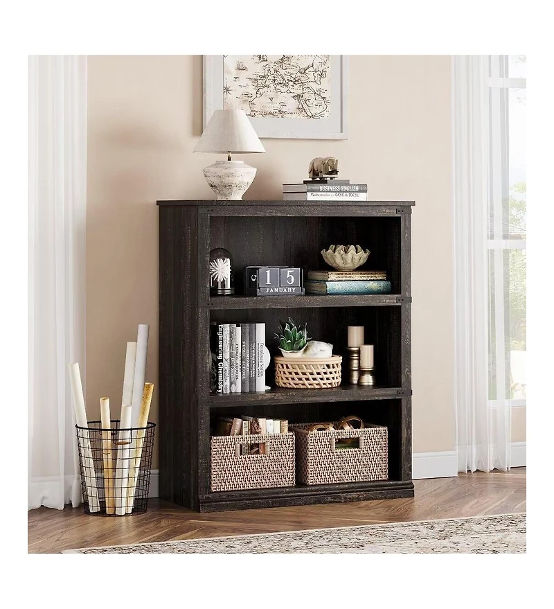 gaomon Farmhouse Book Shelf with Storage