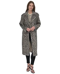 Dkny Women's Belted Double-Breasted Trench Coat