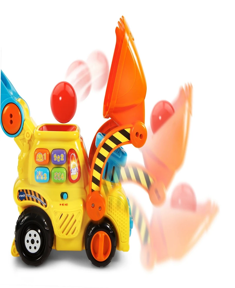 VTech Pop-a-Balls Push Pop Bulldozer