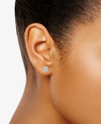 Diamond Cluster Stud Earrings (1/2 ct. t.w.) in 14k Gold