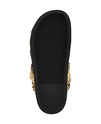 Nine West Women's Gilma Woven Flat Slip-On Sandals