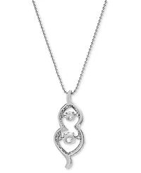 Diamond Pendant Necklace (1/2 ct. t.w.) in 14k White Gold
