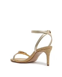 Schutz Women's Aurora Mid Heel Dress Sandals