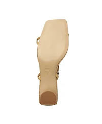 Schutz Women's Heloise Mid Block Heel Dress Sandals
