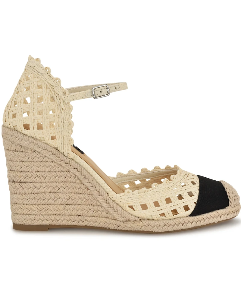 Nine West Women's Mckinly Closed Toe Dress Wedge Pumps