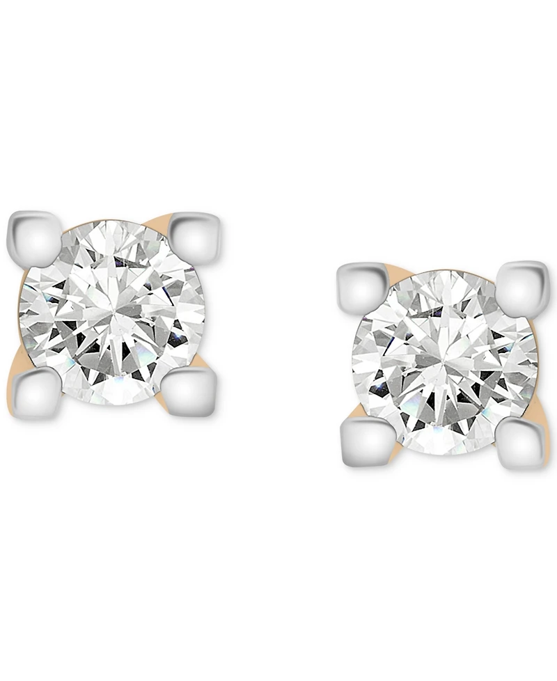 Diamond Stud Earrings (1/2 ct. t.w.) in 14k Yellow Gold