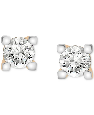 Diamond Stud Earrings (1/2 ct. t.w.) in 14k Yellow Gold