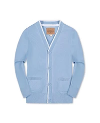 Hope & Henry Baby Boys Long Sleeve Tipped Cardigan Sweater