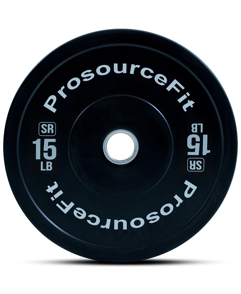 ProsourceFit Solid Rubber Bumper Plate