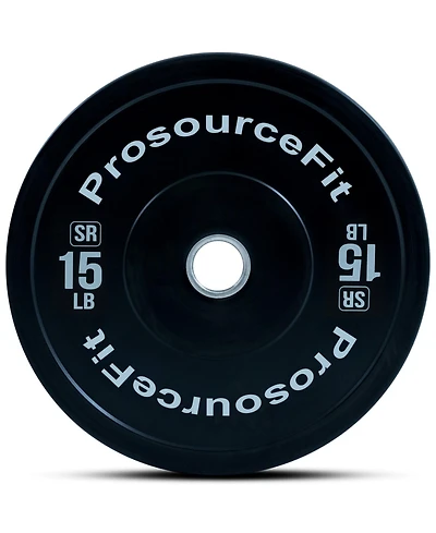 ProsourceFit Solid Rubber Bumper Plate