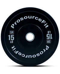 ProsourceFit Solid Rubber Bumper Plate