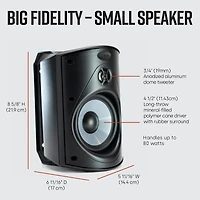 Polk Audio Atrium 4 All-Weather Outdoor Loudspeakers - Pair
