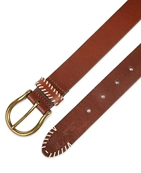 Levi's Women's Western Genuine Leather Contrast Stitch Belt