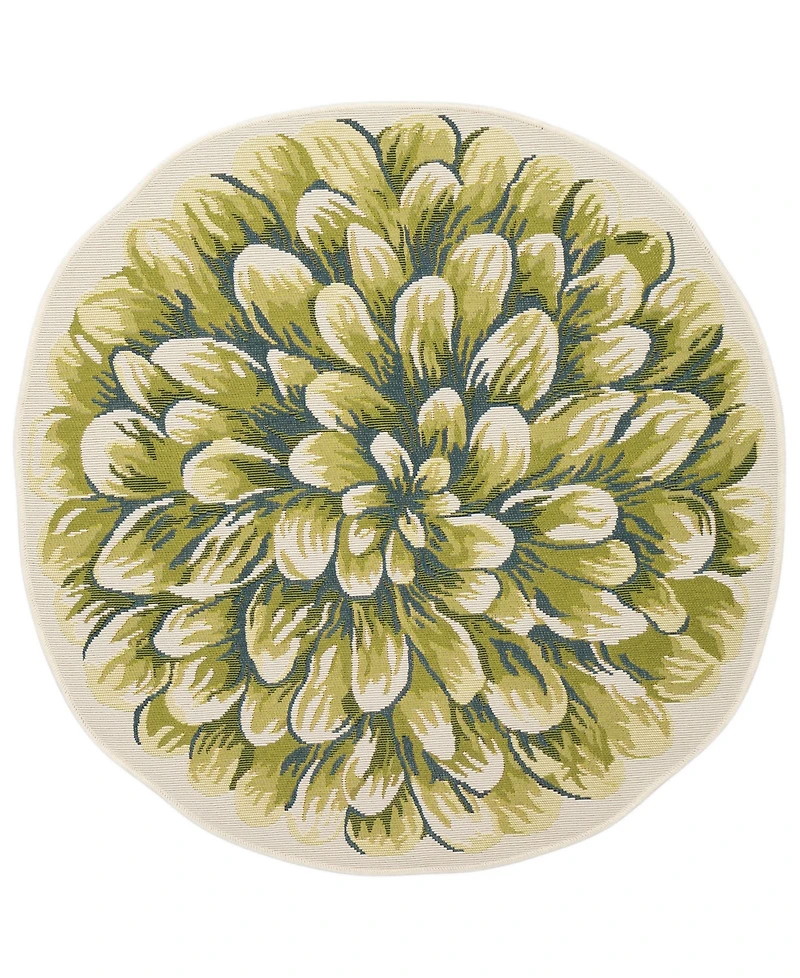 Liora Manne' Esencia Mum 3'3"x3'3" Round Area Rug