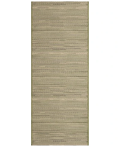 Liora Manne' Miranda Tweed Stripe 1'11"x4'11" Runner Area Rug