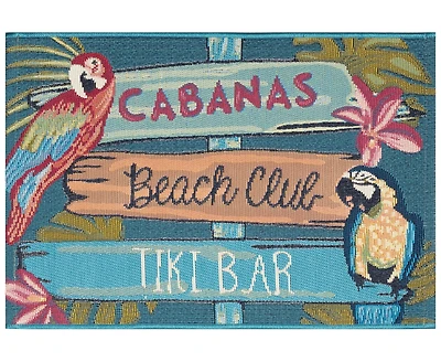 Liora Manne' Esencia Summer Signs 2'x2'10" Area Rug