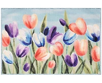 Liora Manne' Impressions Tulips 2'5"x3'11" Area Rug