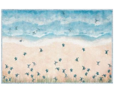 Liora Manne Impressions Seaturtles Beach Rug Collection
