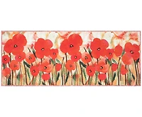 Liora Manne' Impressions Poppies 1'11"x4'11" Runner Area Rug