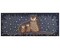 Liora Manne' Frontporch Owl Family 2'x5' Runner Area Rug