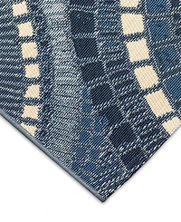 Liora Manne' Marina Circles 1'11"x7'6" Runner Area Rug