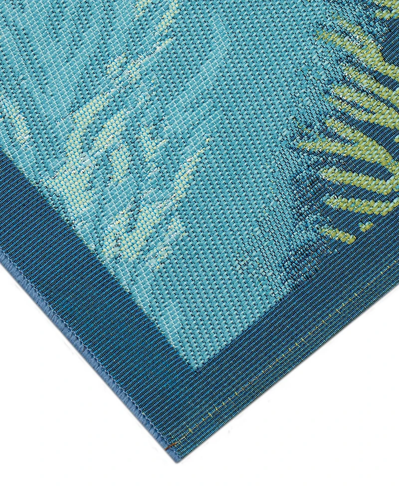 Liora Manne' Marina Coral Garden 7'10"x9'10" Area Rug