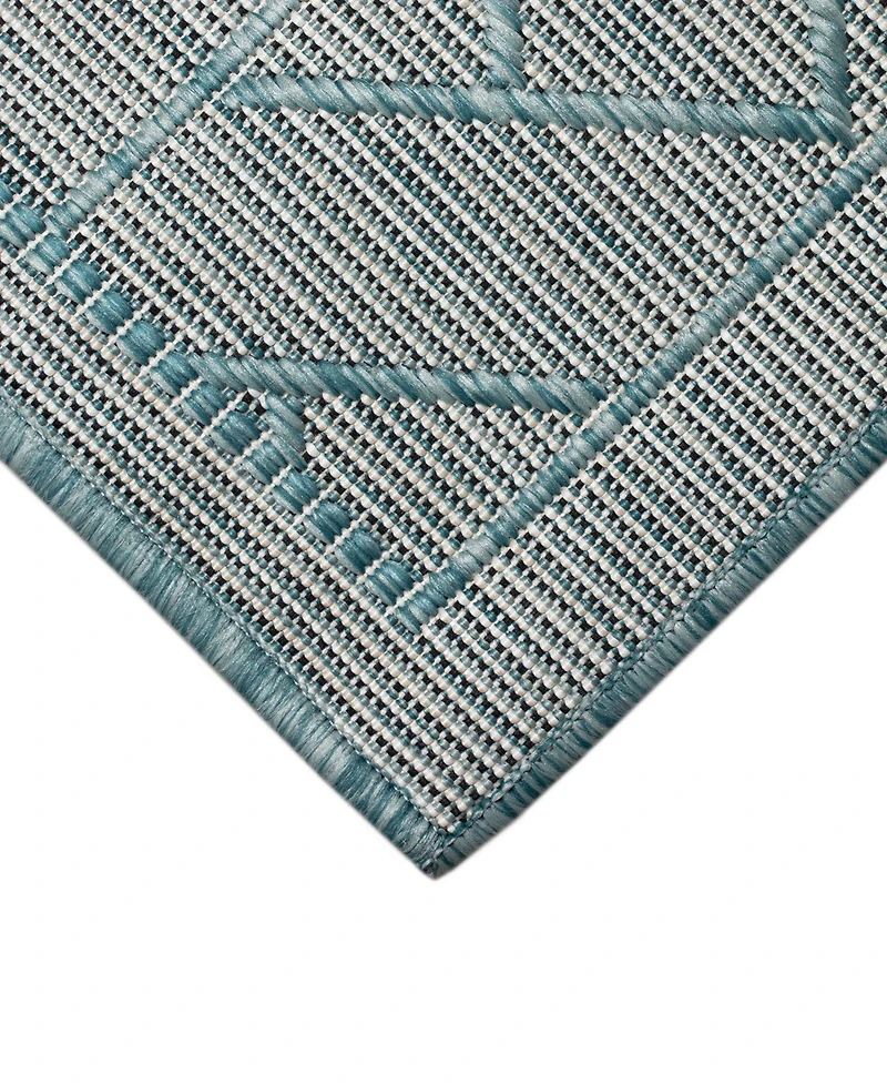 Liora Manne' Carmel Pyramid 1'11"x7'6" Runner Area Rug