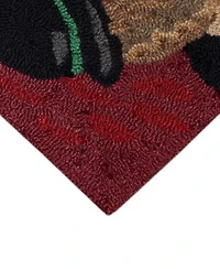 Liora Manne Frontporch Poker Pups Rug Collection