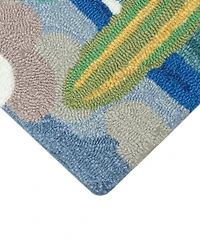 Liora Manne' Frontporch Dog Beach 2'6"x4' Area Rug