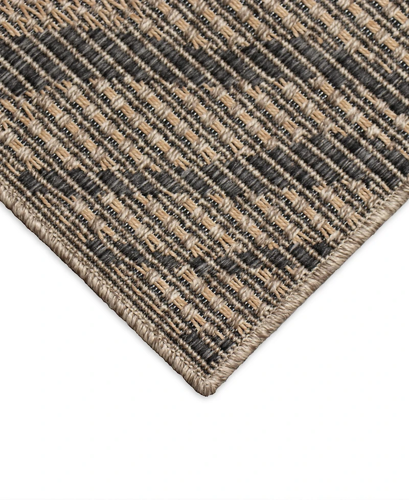 Liora Manne' Monaco Zebra 6'6"x9'4" Area Rug