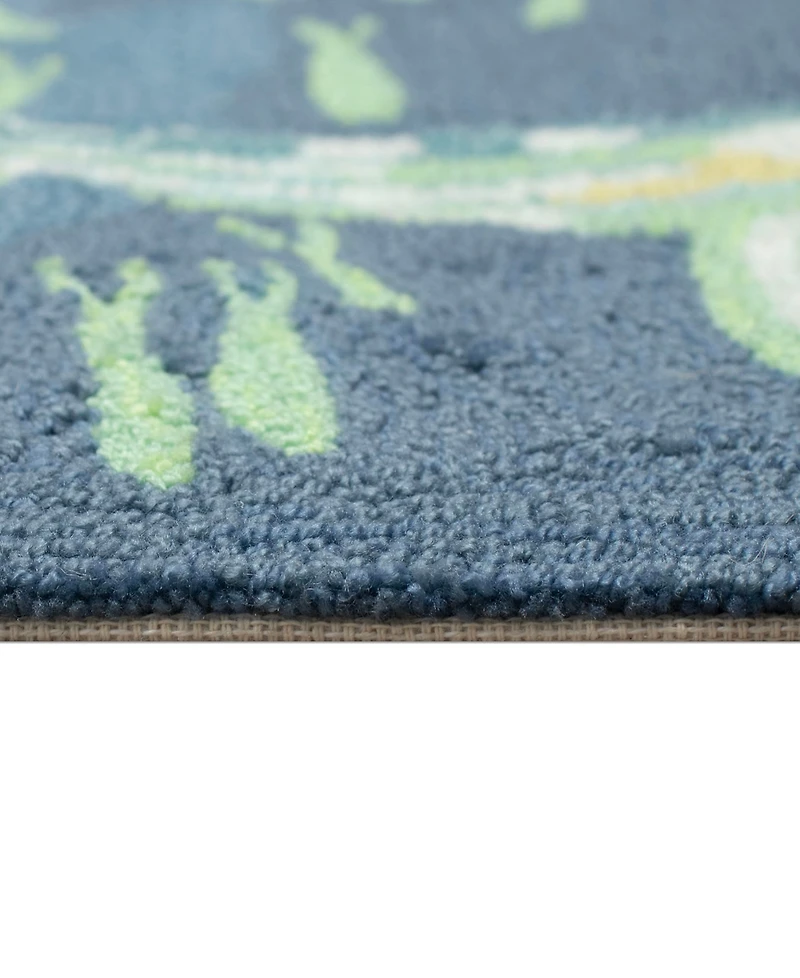 Liora Manne' Frontporch Siren Sighting 1'8"x2'6" Area Rug