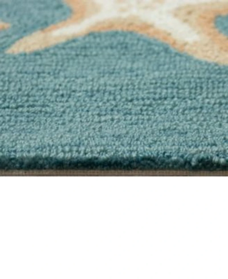 Liora Manne Capri Starfish Border Rug Collection