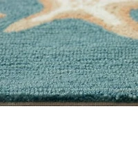 Liora Manne Capri Starfish Border Rug Collection