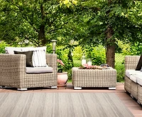 Liora Manne' Miranda Tweed Stripe 4'10"x7'6" Area Rug