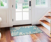 Liora Manne' Capri Coral Border 1'8"x2'6" Area Rug