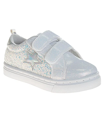 Laura Ashley Toddler Girls Hook and Loop Sneakers