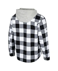 Colosseum Men's Black/White Minnesota Golden Gophers Buffalo Plaid Full-Zip Jacket