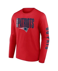Fanatics Men's Red New England Patriots Vision Long Sleeve T-Shirt