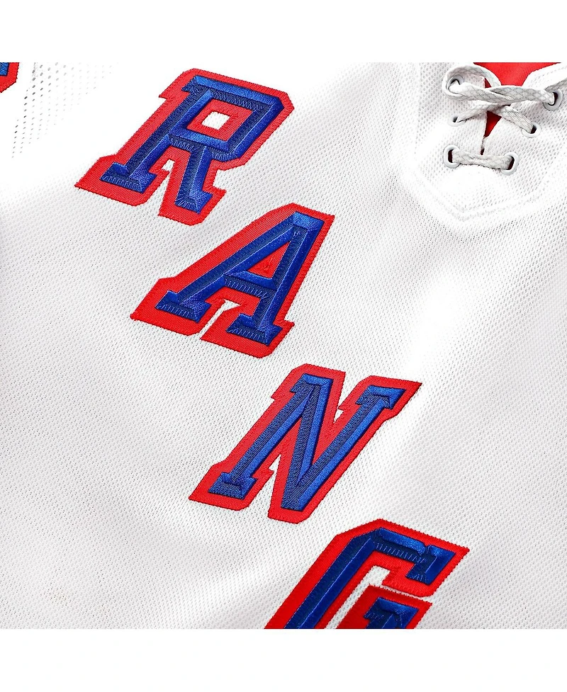Fanatics Men's Mika Zibanejad White New York Rangers Away Premium Jersey