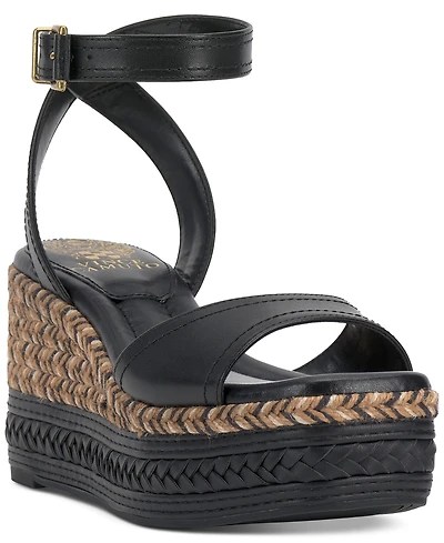 Vince Camuto Women's Lilla Two-Piece Platform Wedge Sandals