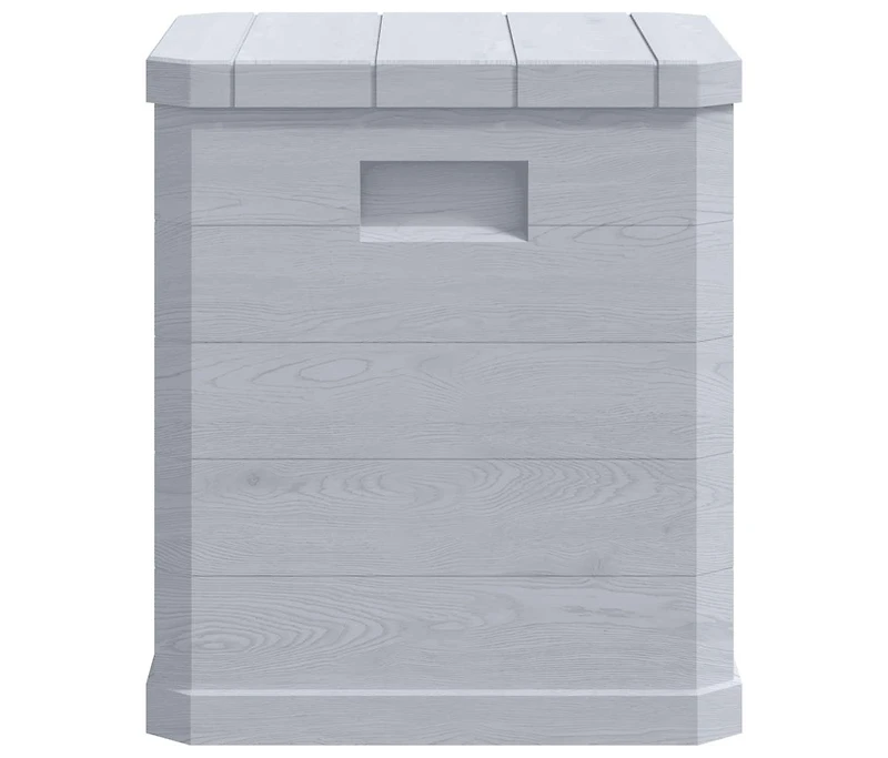 Patio Storage Box 23.8 gal Light Gray