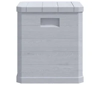 Patio Storage Box 23.8 gal Light Gray