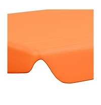 vidaXL Replacement Canopy for Garden Swing Orange 59.1"/51.2"x41.3"/27.6"