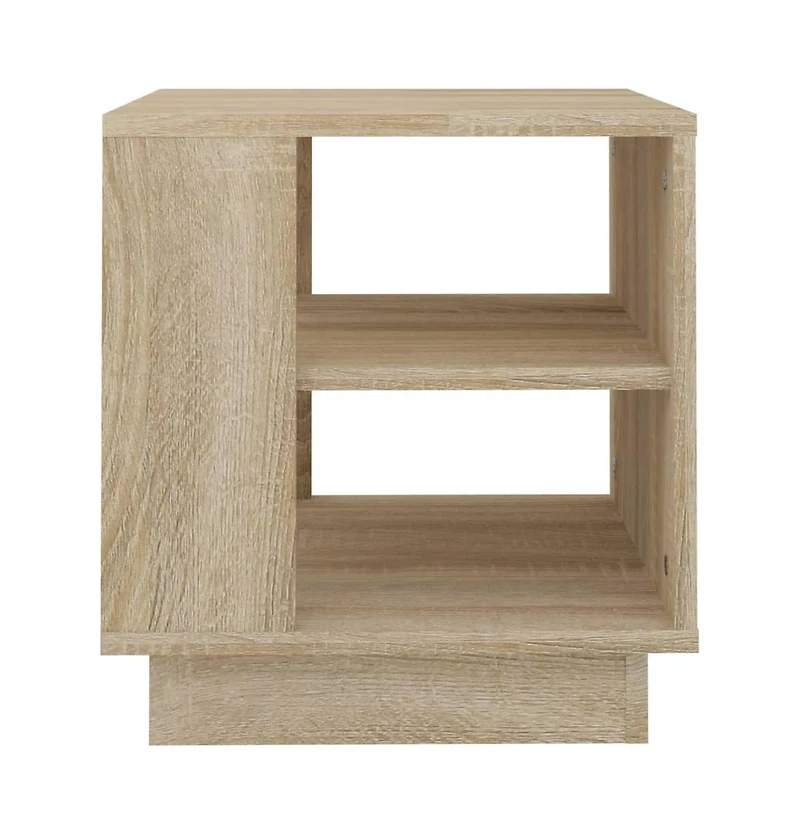 Coffee Table Sonoma Oak 15.7"x15.7"x16.9" Engineered Wood