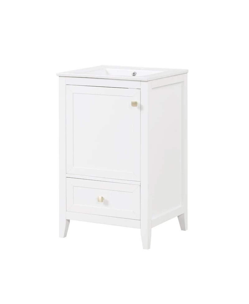 Slickblue Modern Bathroom Vanity with Sink for Stylish Storage and Functionality