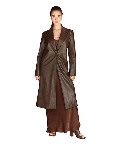 Crescent Women's Evani Faux Leather Coat