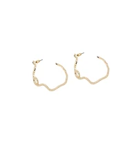 Party Stone Hoop Earring