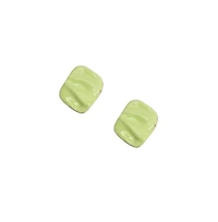 Textured Enamel Stud Earrings