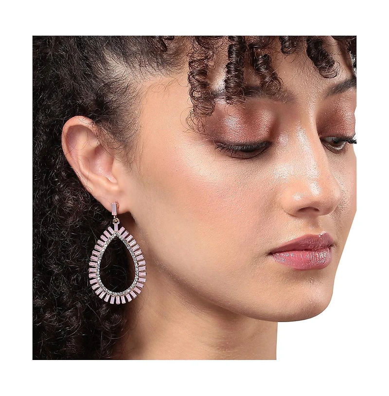 Circular Teardrop Earrings